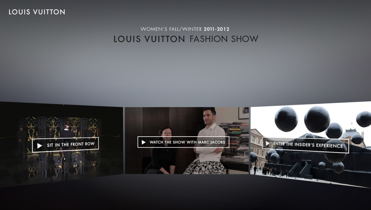 Louis Vuitton A/W 2011: Take Your Front Row Seat